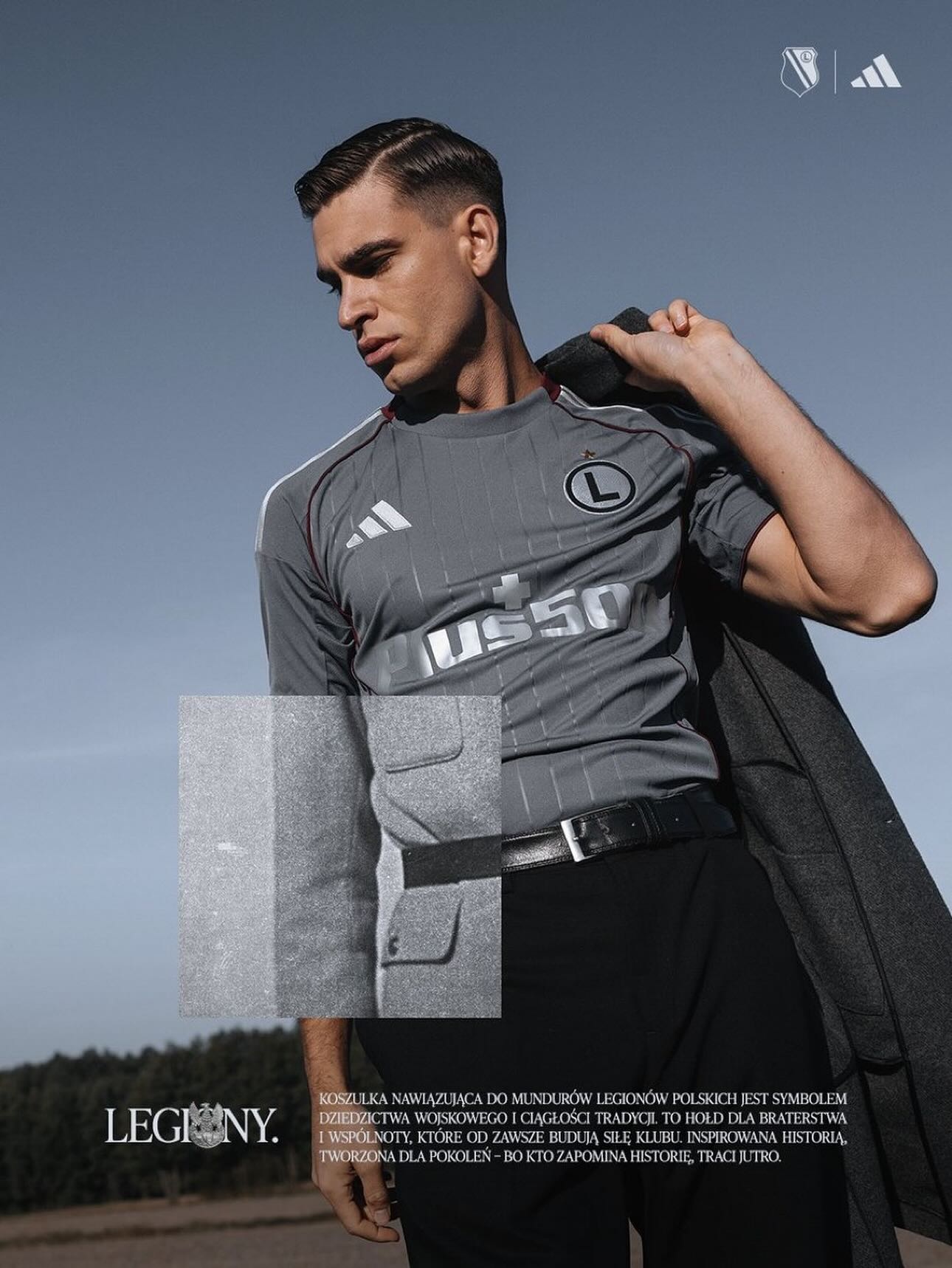 Terceira camisa do Legia Varsóvia 2025-2026 é apresentada pela Adidas