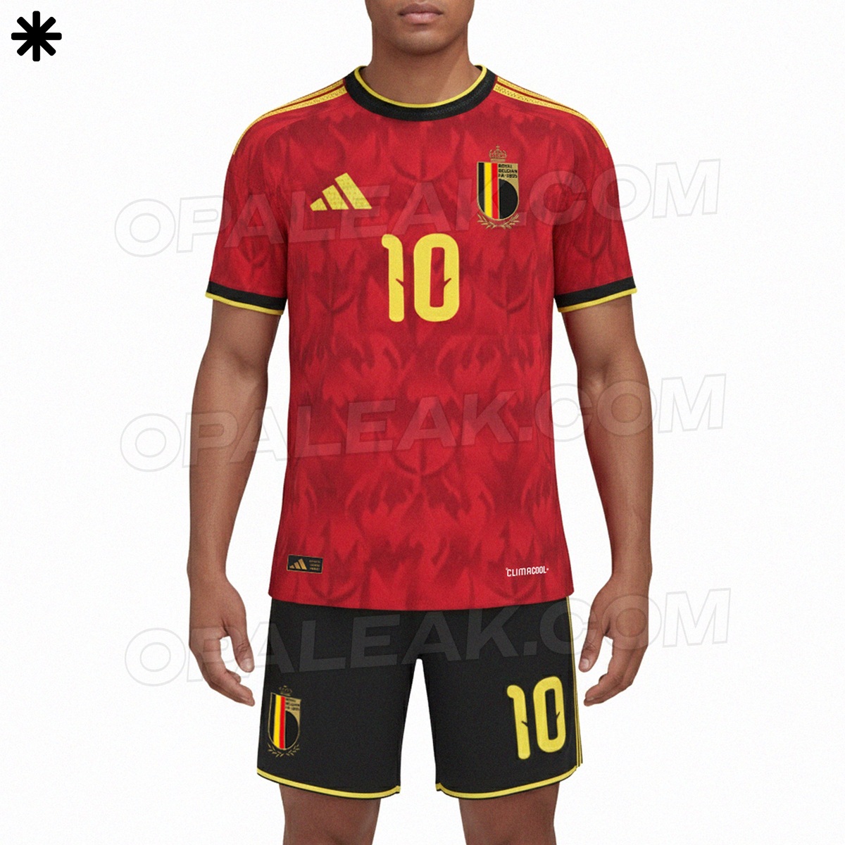 Camisa titular da Bélgica 2026-2027 tem design vazado