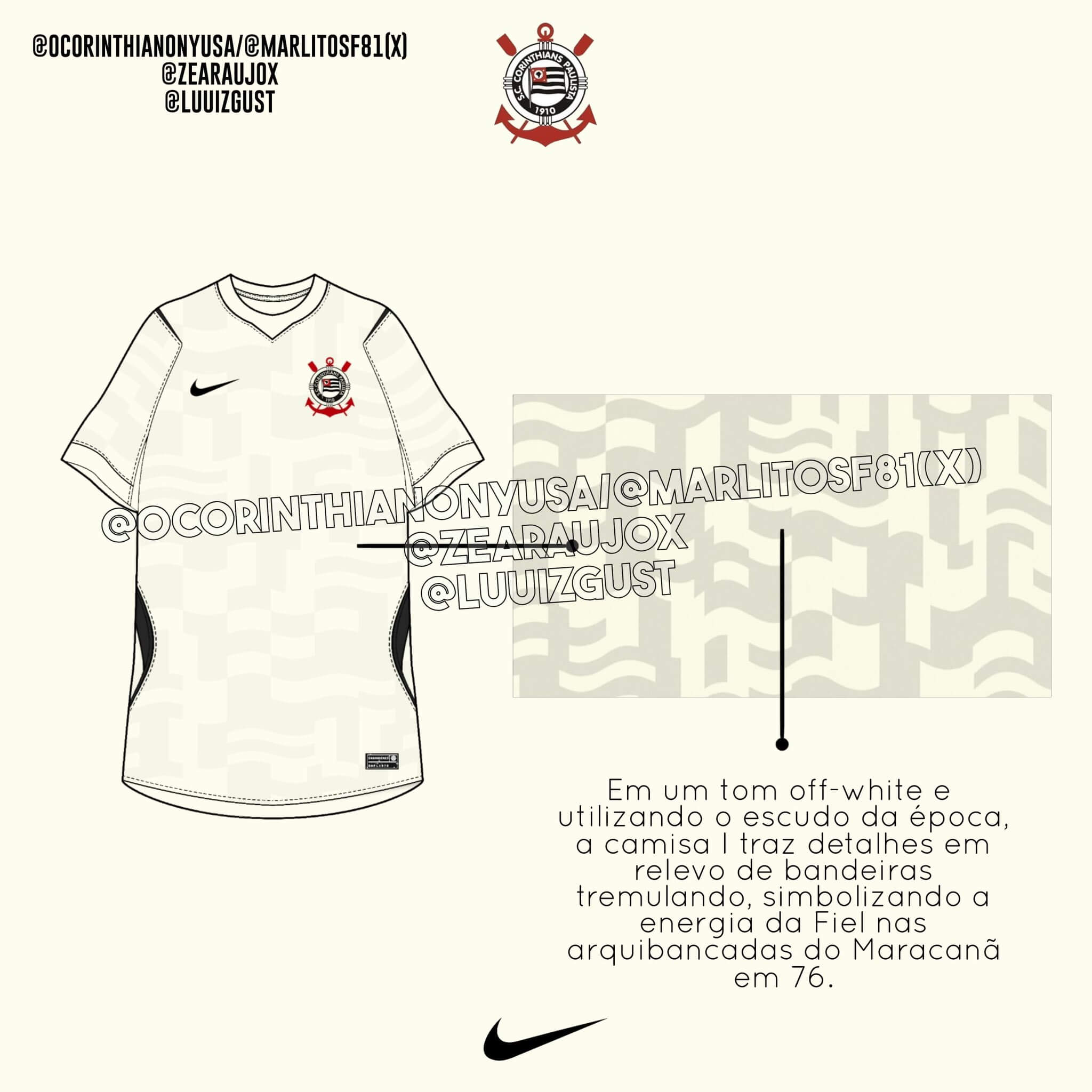 Camisas do Corinthians 2026-2027 Nike