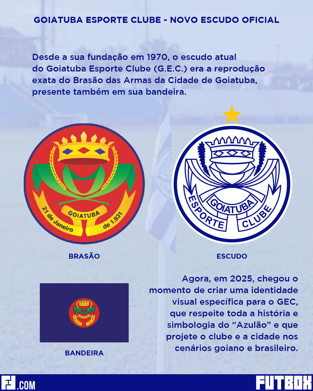 Goiatuba EC novo escudo