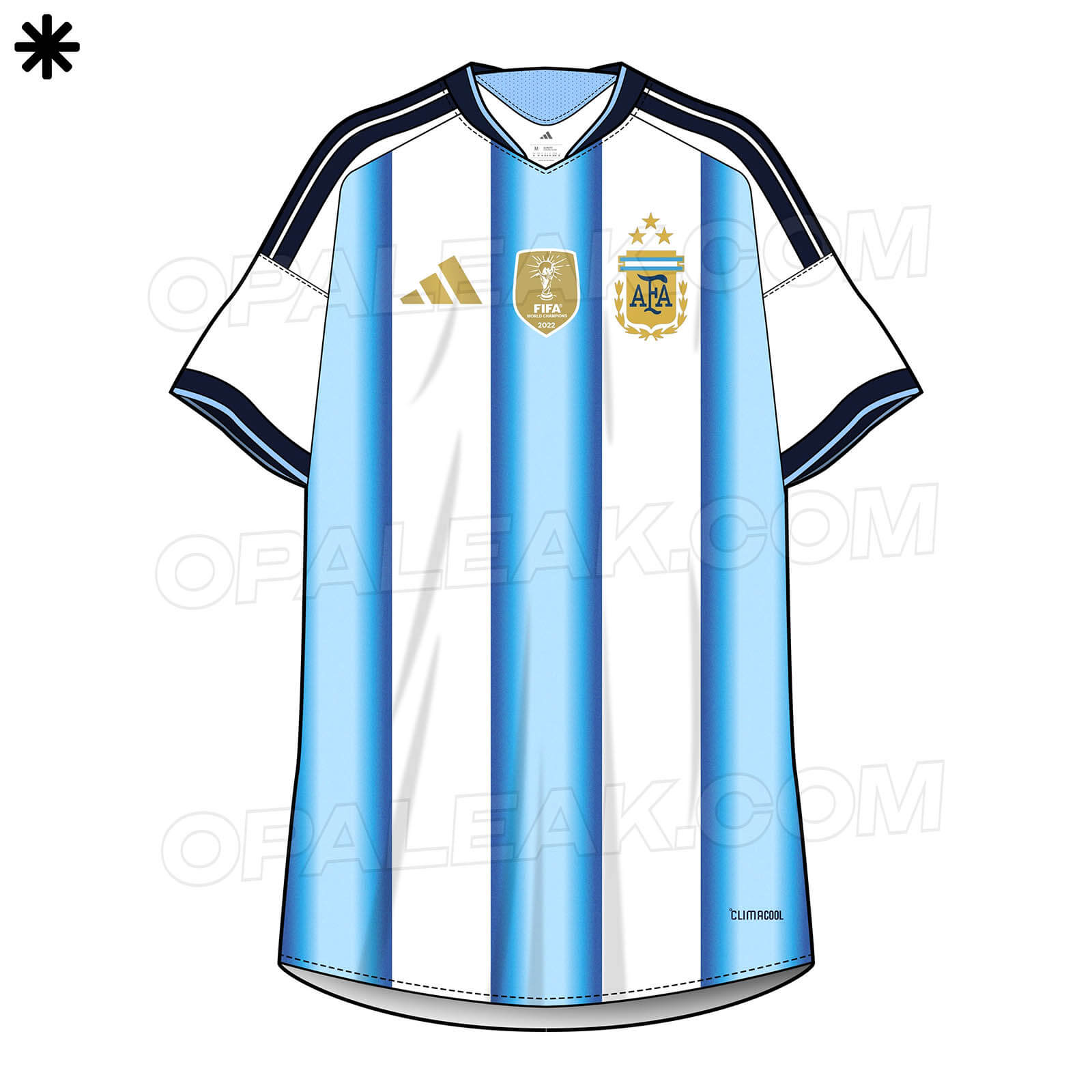 Camisa titular da Argentina Copa do Mundo 2026 Adidas