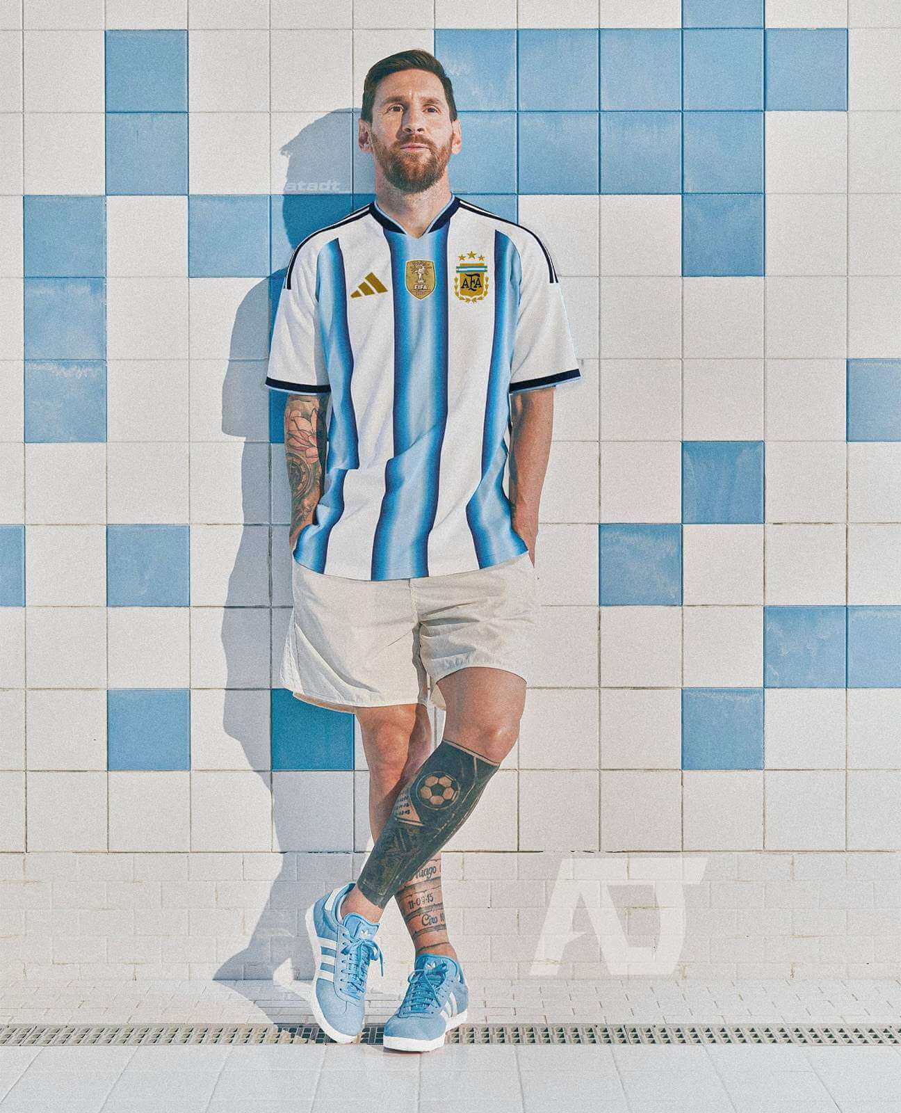 Camisa titular da Argentina Copa do Mundo 2026 Adidas
