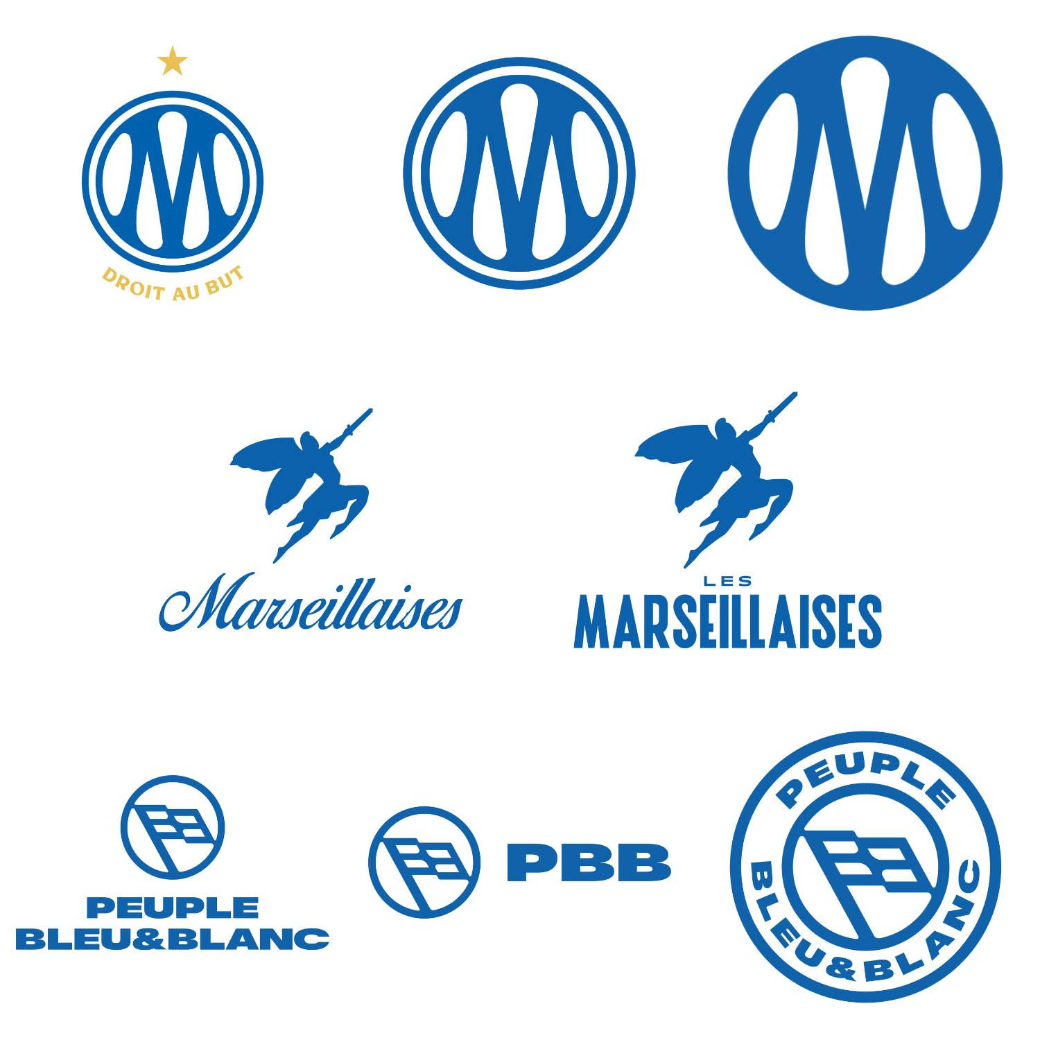 Olympique de Marseille Possível novo escudo identidade