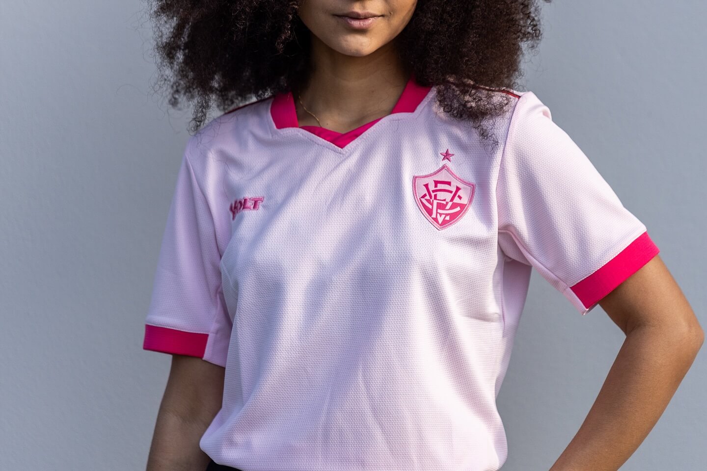 Camisa Outubro Rosa EC Vitória 2025 Volt Sport