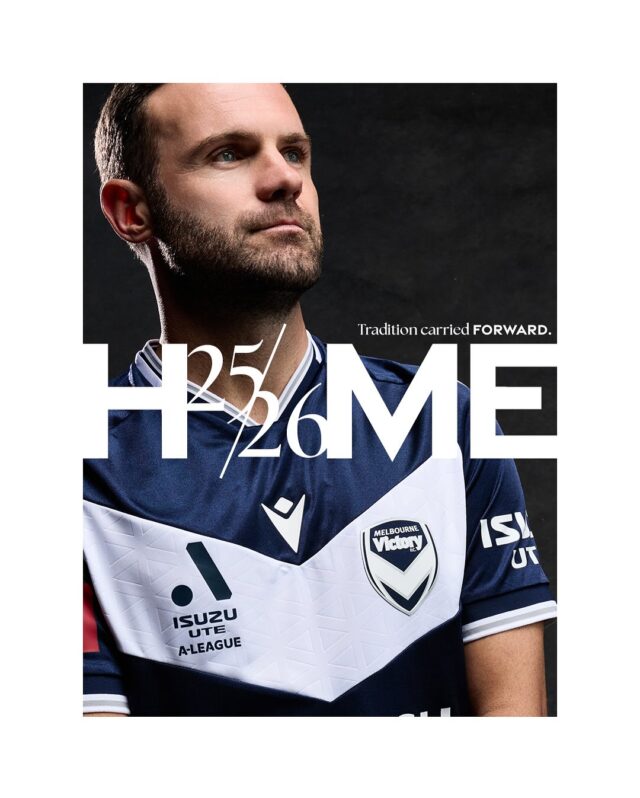 Camisas do Melbourne Victory 2025-2026 são lançadas pela Macron