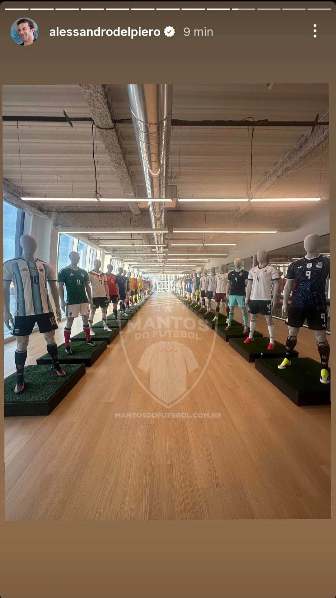 Camisas da Adidas para 2026-2027 vazada por Del Piero