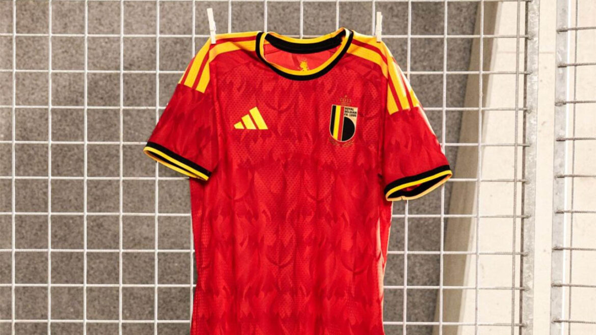 Camisa titular da Bélgica 2026-2027 adidas