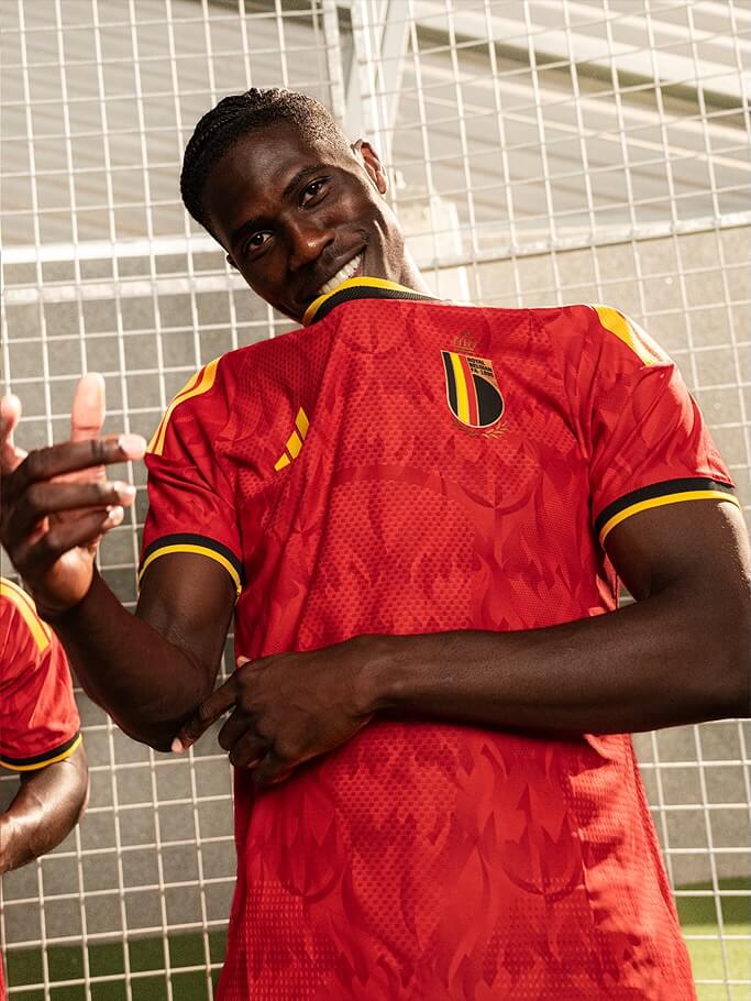 Camisa titular da Bélgica 2026-2027 adidas