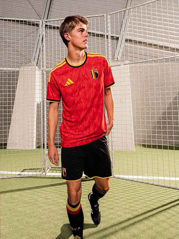Camisa titular da Bélgica 2026-2027 adidas