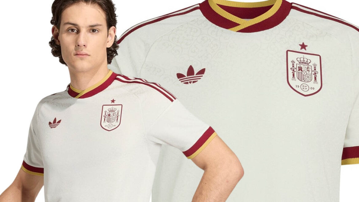 Camisa reserva da Espanha Copa 2026 adidas