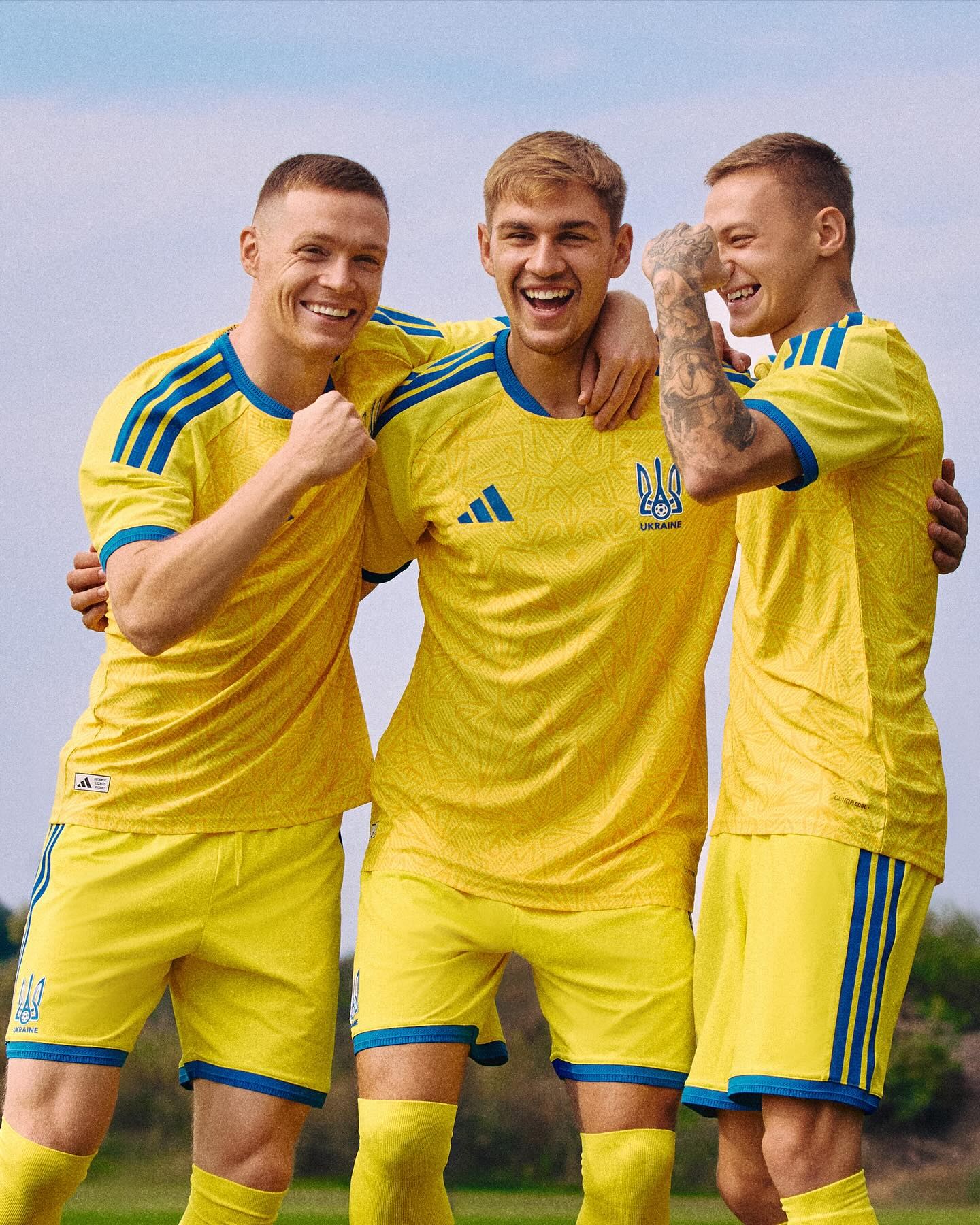 Camisa titular da Ucrânia 2026-2027 é lançada pela adidas