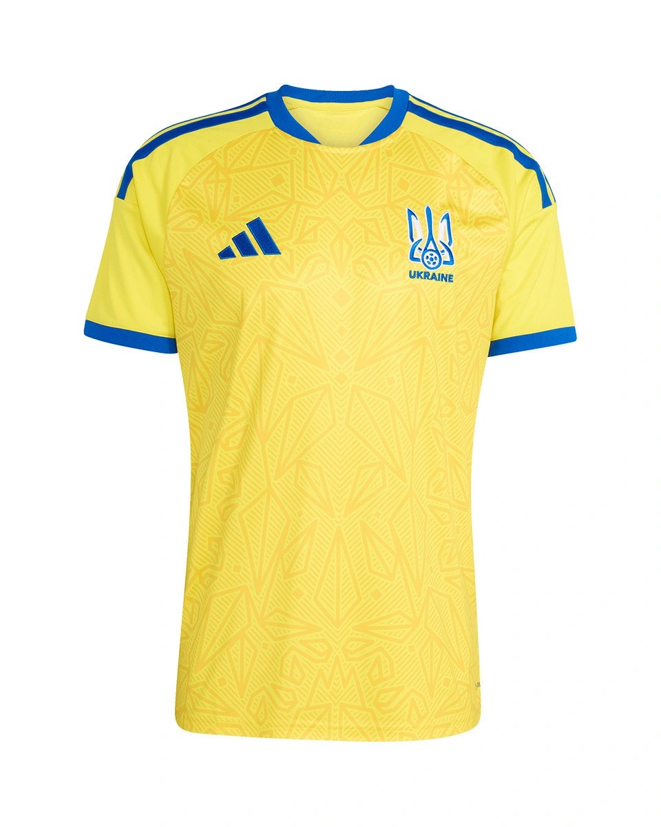 Camisa titular da Ucrânia 2026-2027 é lançada pela adidas