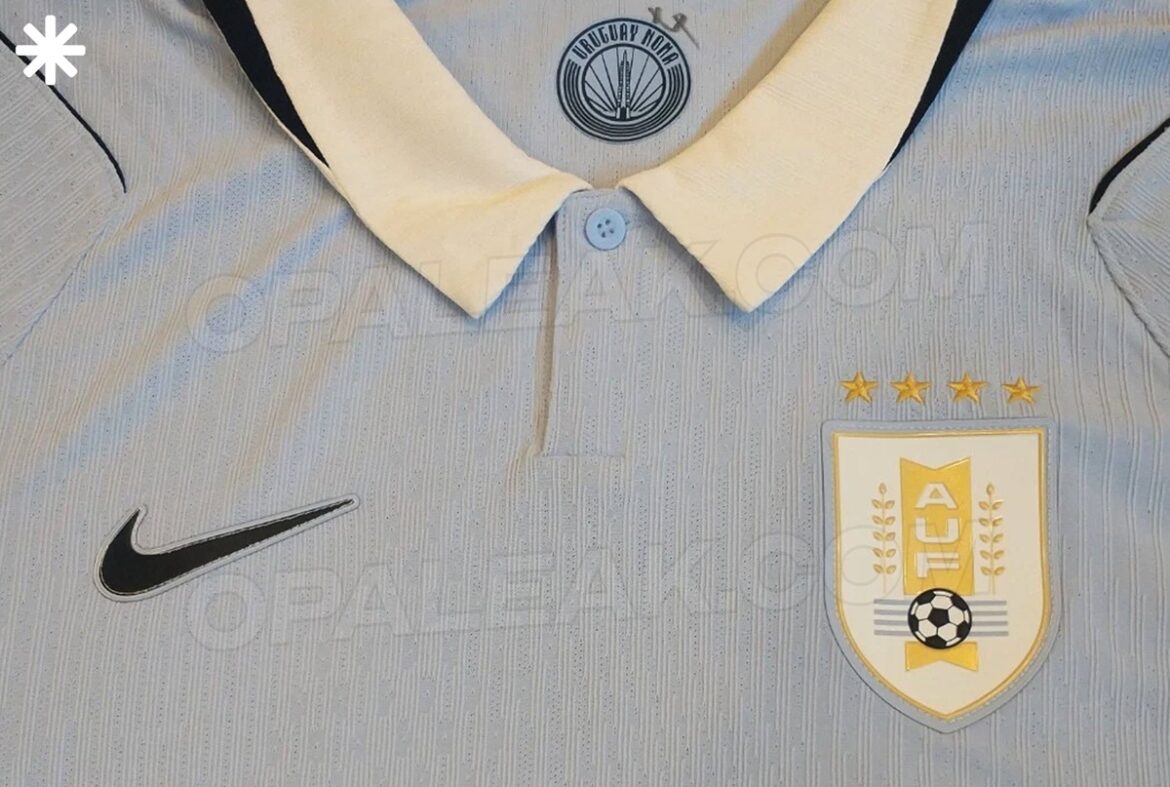 Camisa titular do Uruguai para a Copa 2026 vaza