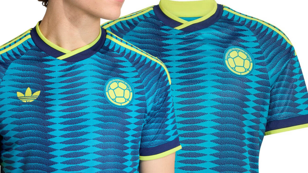 Camisa reserva da Colômbia Copa 2026 adidas