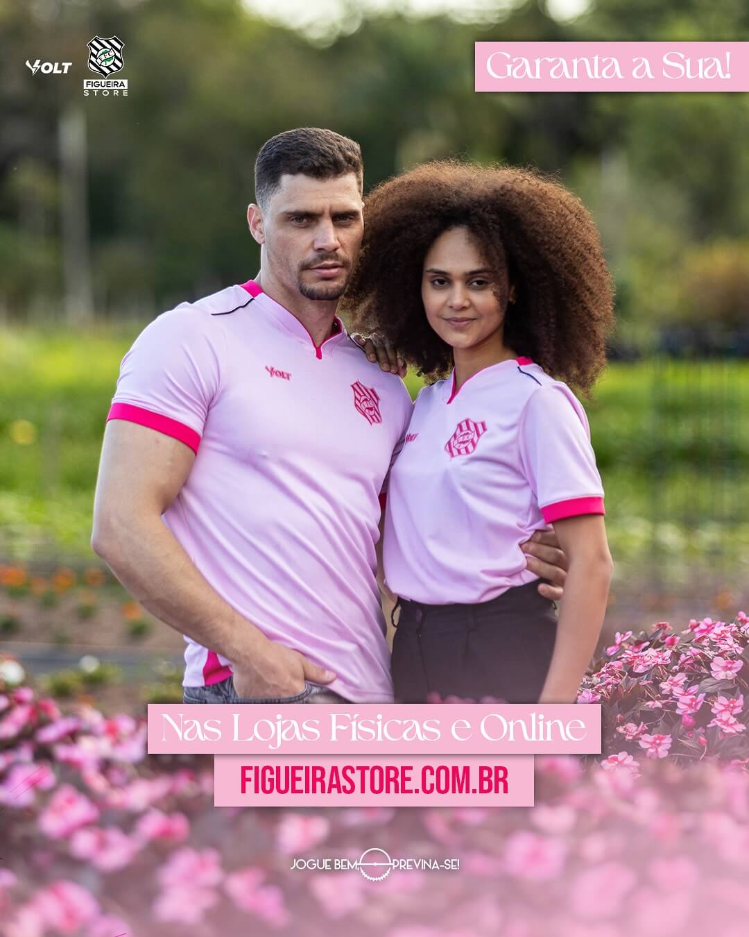 Camisa Outubro Rosa do Figueirense 2025 Volt