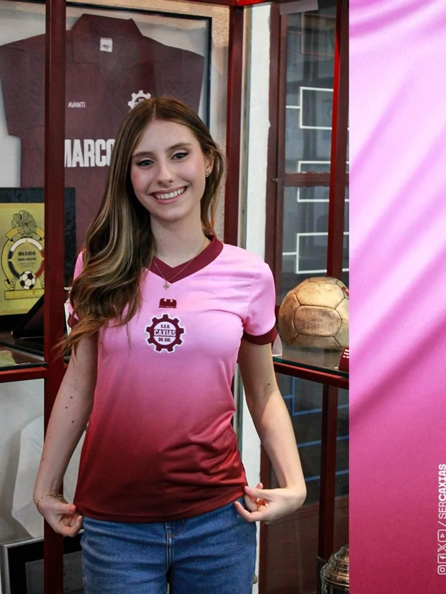 SER Caxias lança camisa para o Outubro Rosa 2025