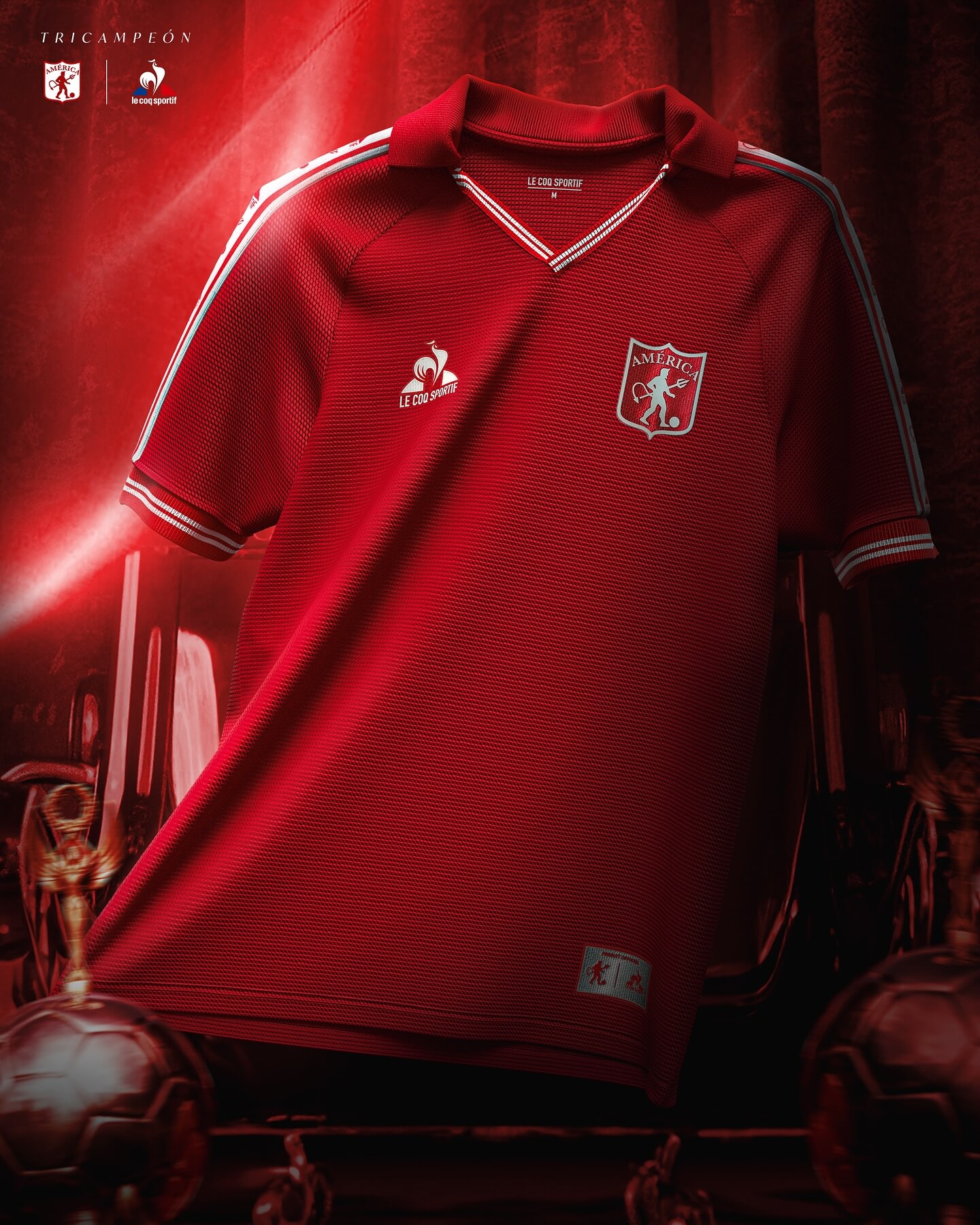 Camisa titular do América de Cali 2025-2026 Le Coq Sportif