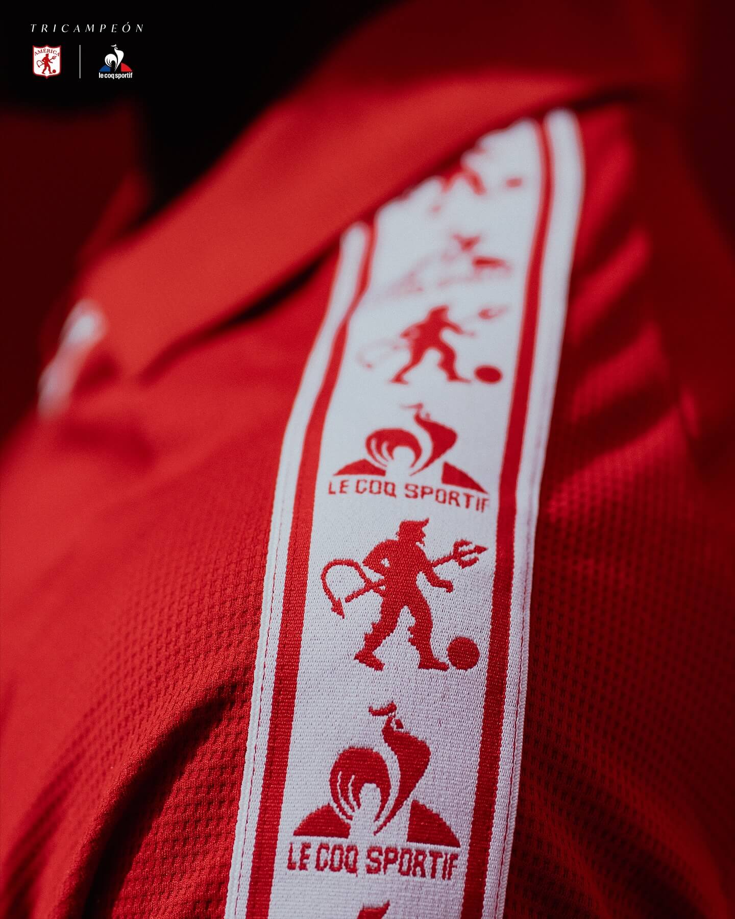 Camisa titular do América de Cali 2025-2026 Le Coq Sportif