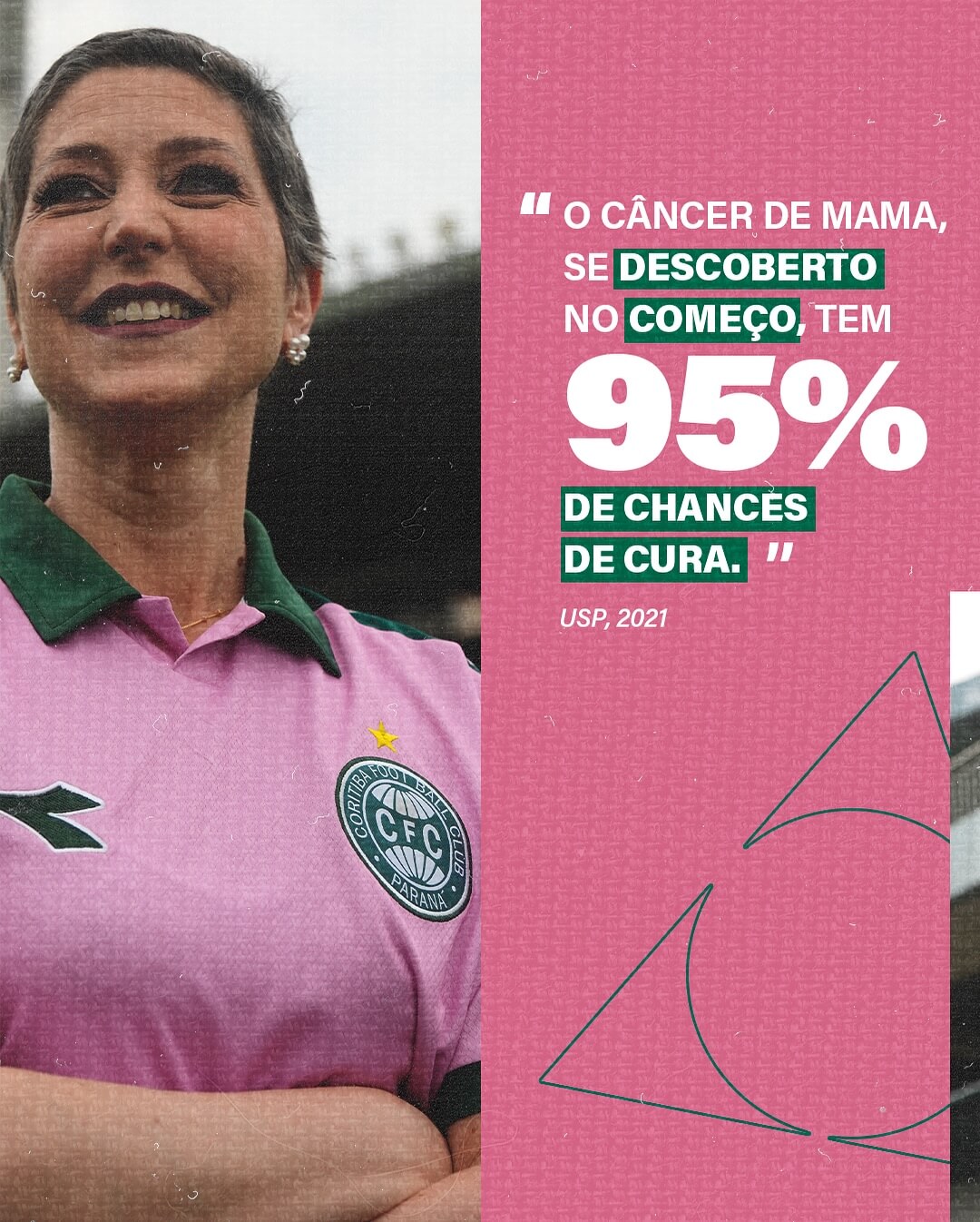 Coritiba lança camisa para o Outubro Rosa 2025