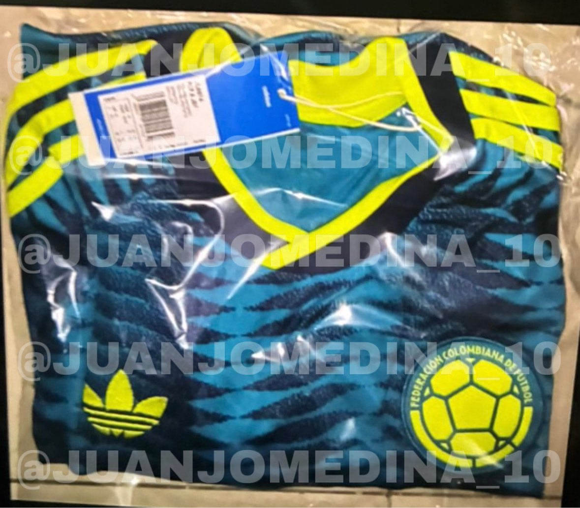 Camisa reserva da Colômbia Copa 2026 Adidas