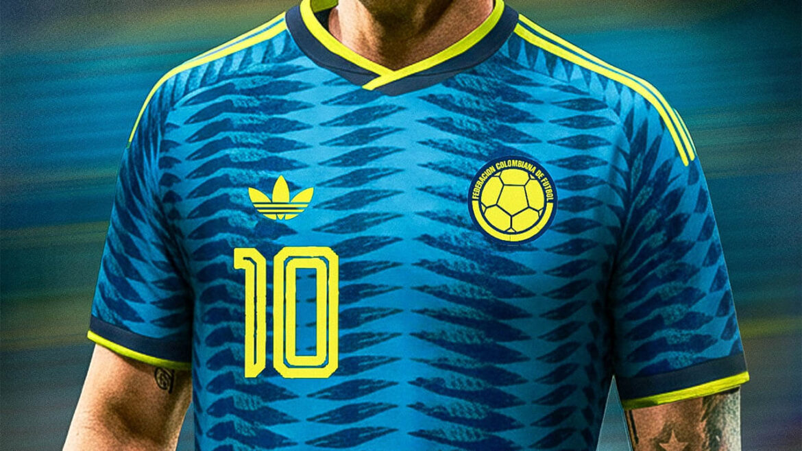 Camisa reserva da Colômbia Copa 2026 Adidas