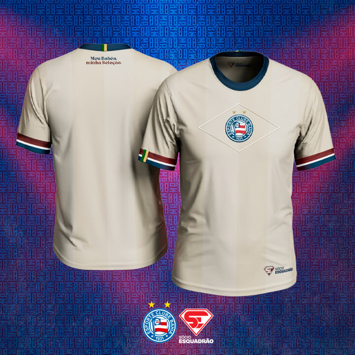 camisa do Sócio Esquadrão do EC Bahia 2026 Cristian Santiago