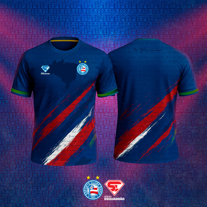 camisa do Sócio Esquadrão do EC Bahia 2026 Alexandre Marques
