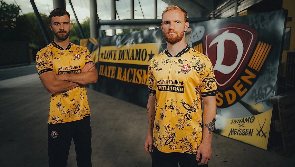 Dynamo Dresden lança camisa contra o racismo