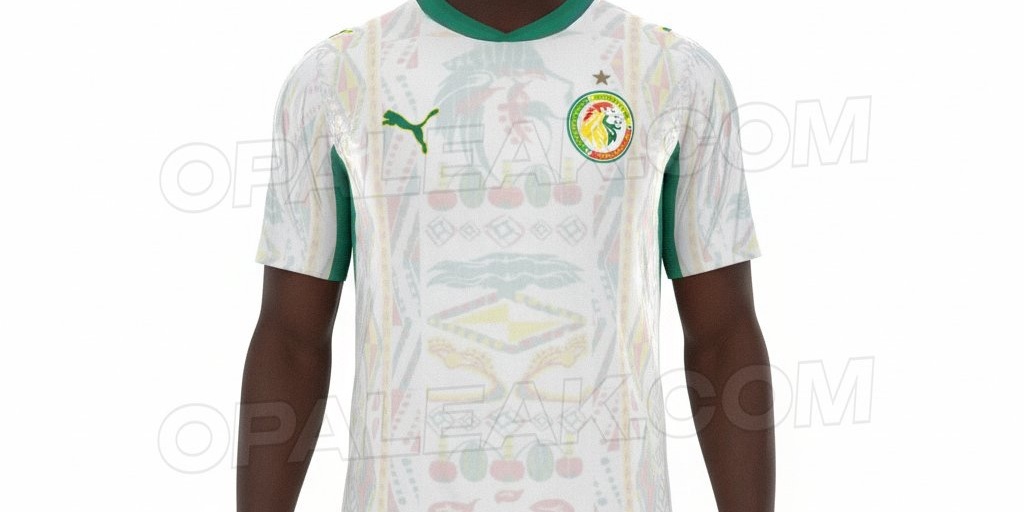 Camisa titular de Senegal para a Copa 2026 vaza
