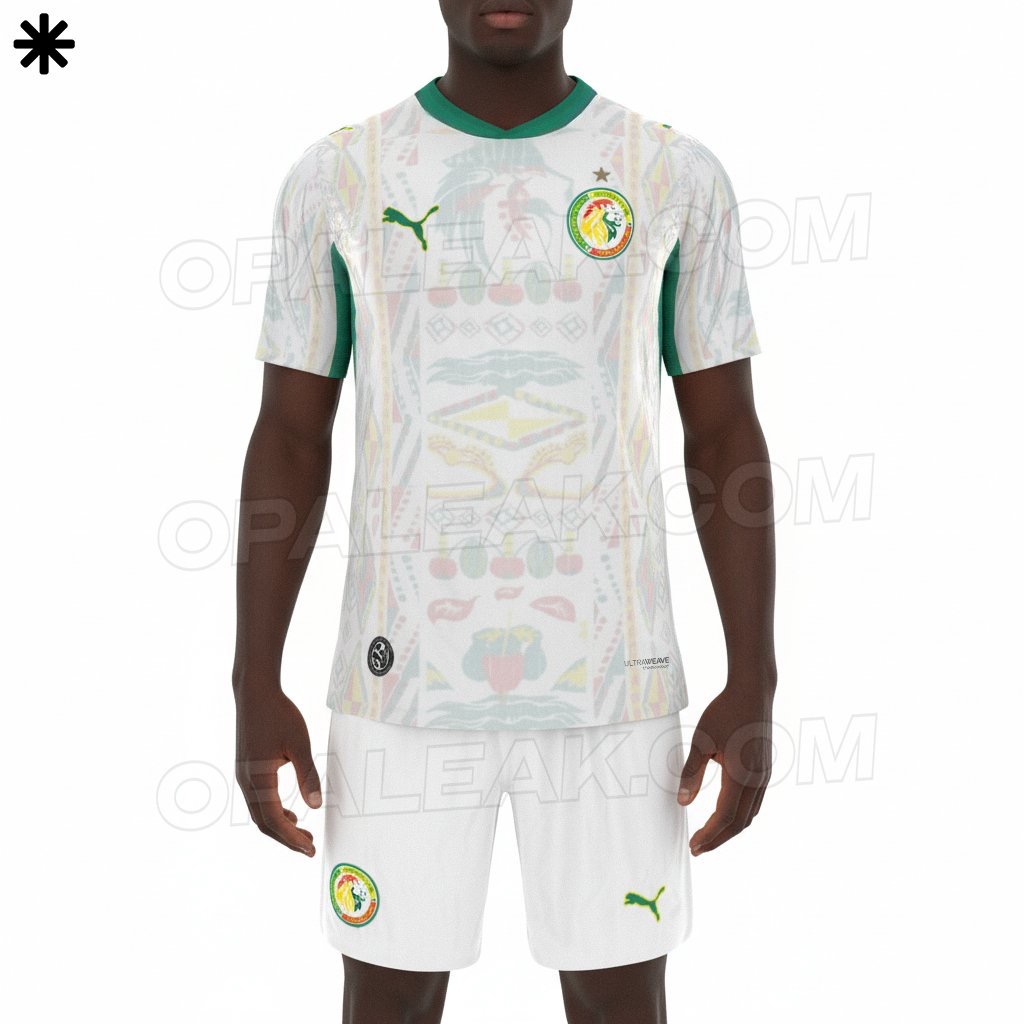 Camisa titular de Senegal para a Copa 2026 vaza