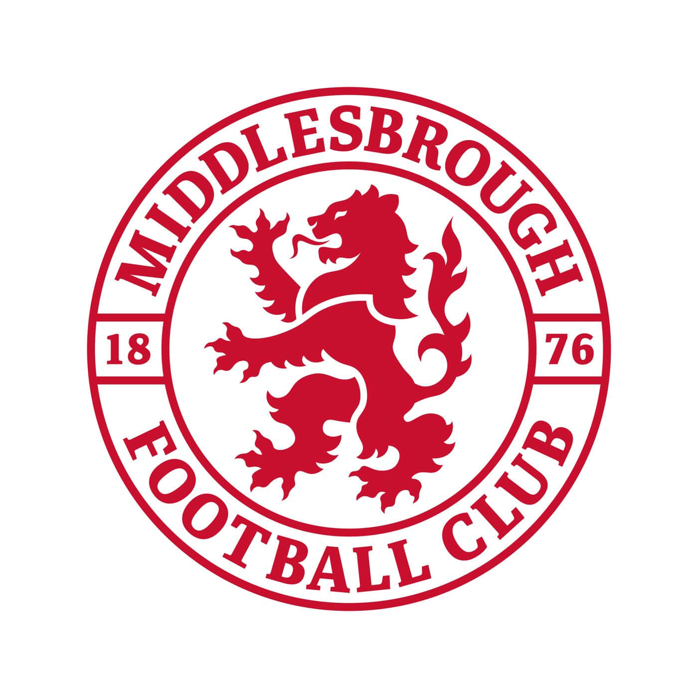 Novo escudo do Middlesbrough FC