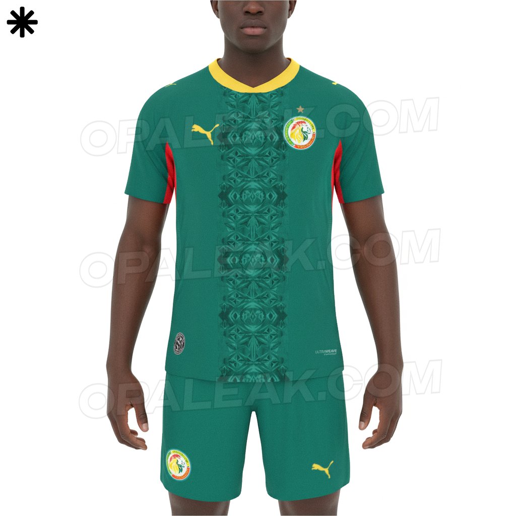 Camisa reserva de Senegal para a Copa 2026 vaza