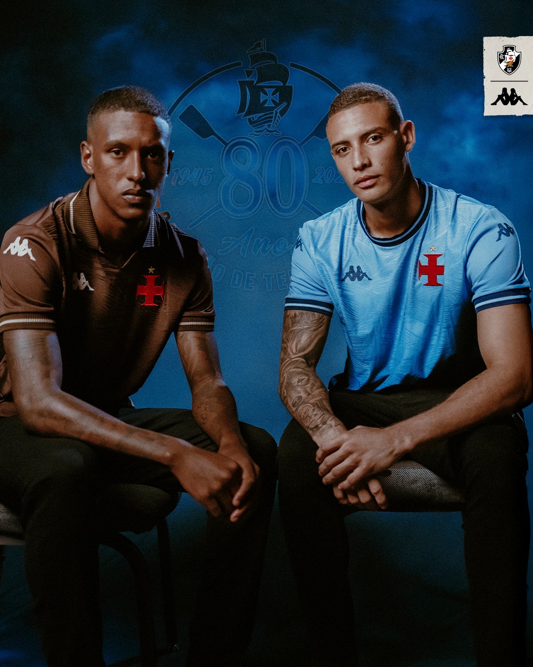 Terceira camisa do Vasco da Gama 2025 Kappa