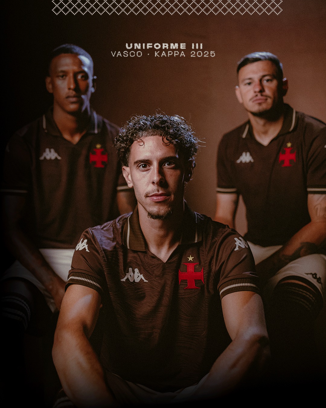 Terceira camisa do Vasco da Gama 2025 Kappa