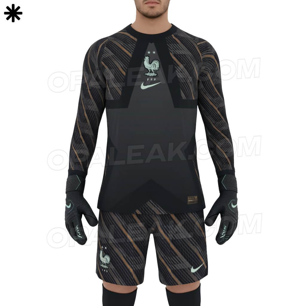 camisa de goleiro da França Copa 2026 Nike