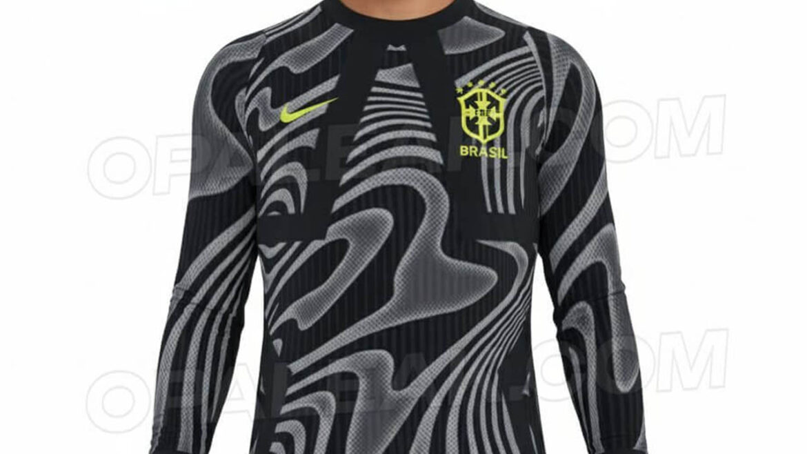 camisa de goleiro do Brasil Copa 2026 Nike