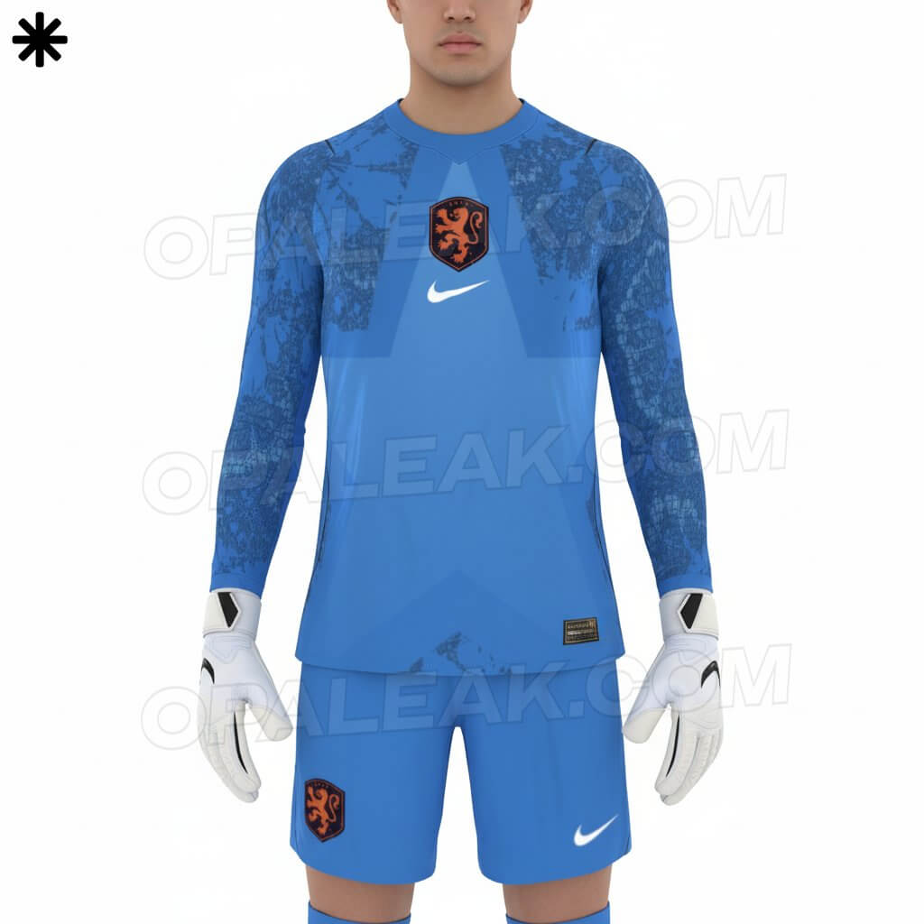 camisa de goleiro da Holanda Copa 2026 Nike