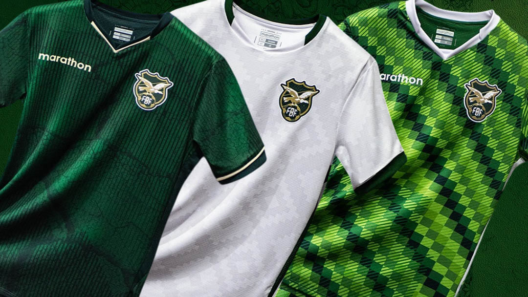 Camisas sub-17 da Bolívia 2025 Marathon