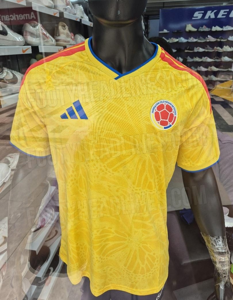 Camisa da Colômbia para a Copa 2026 vaza