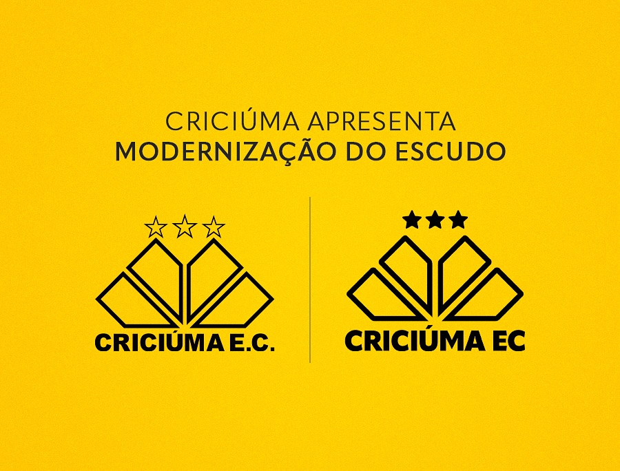 Criciúma EC atualiza escudo