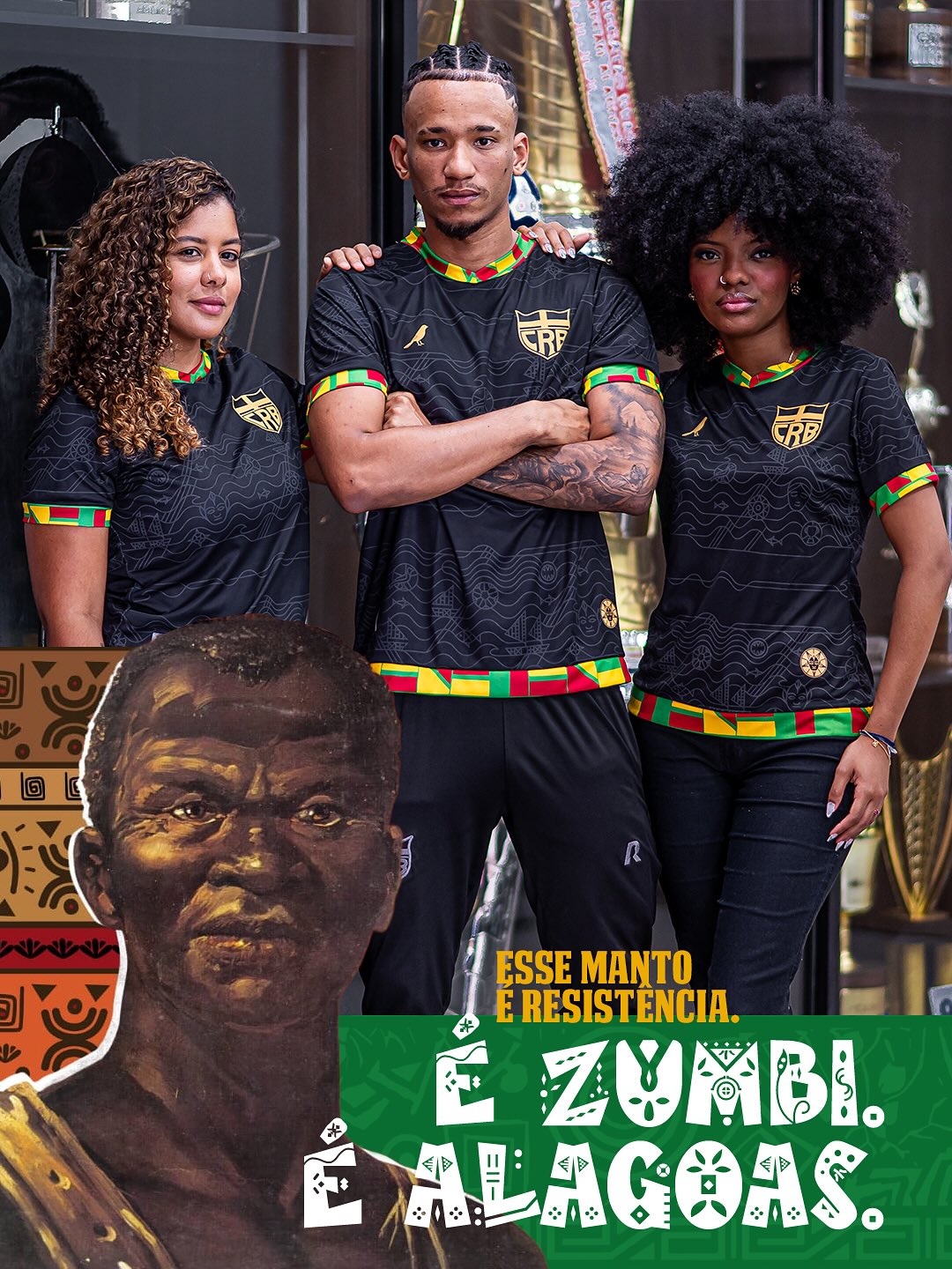 CRB lança camisa pelo mês da consciência negra