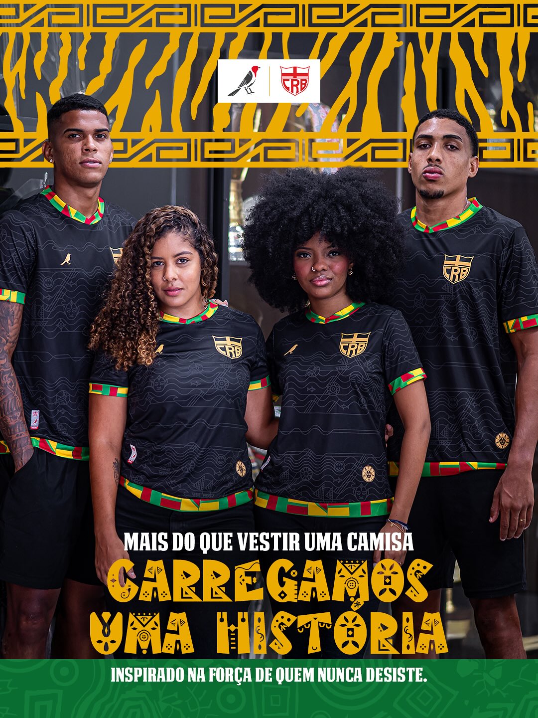 CRB lança camisa pelo mês da consciência negra