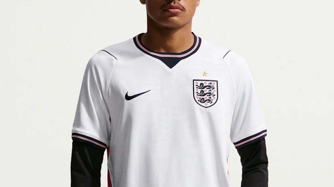 Camisa titular da Inglaterra 2026-2027 Nike