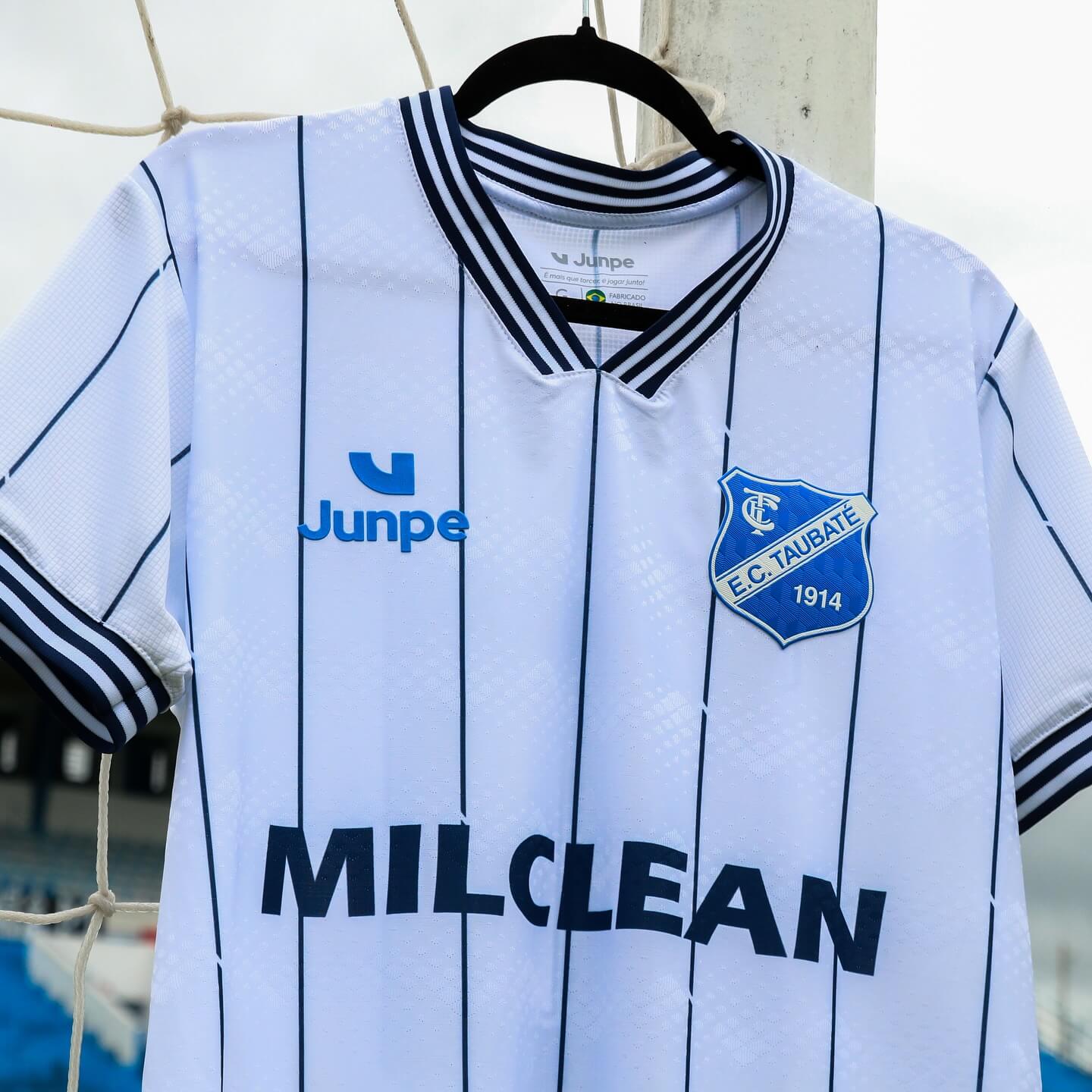 Camisa reserva do EC Taubaté 2026 é lançada pela Junpe