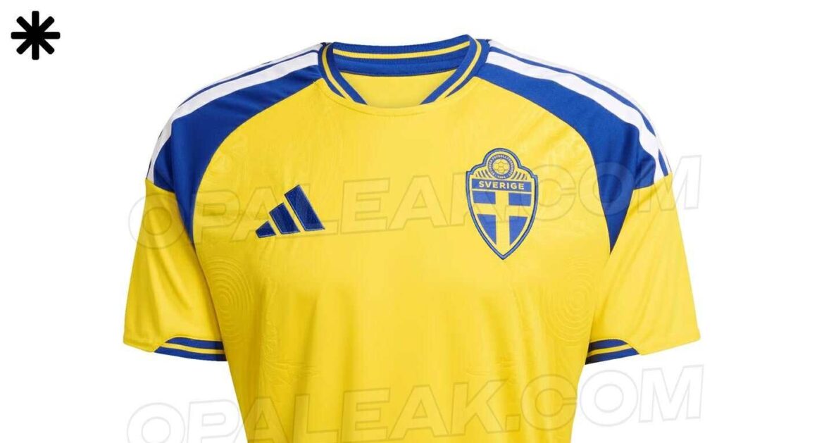 Camisa titular da Suécia 2026-2027 vaza