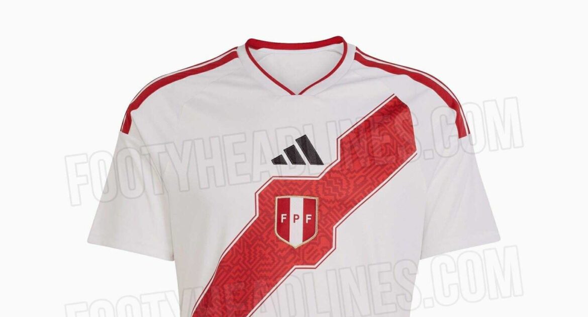 Camisa titular do Peru 2026-2027 vaza