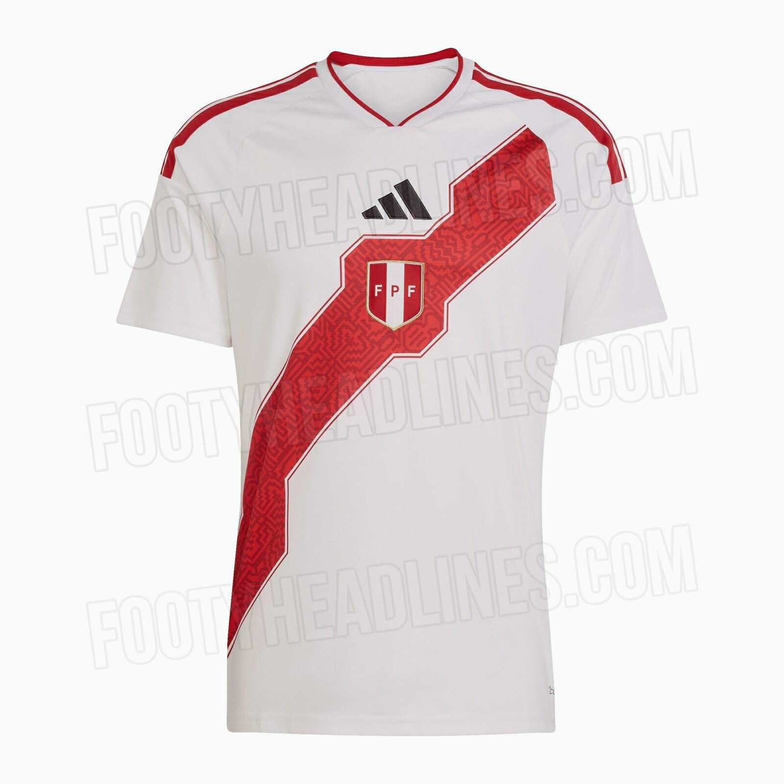 Camisa titular do Peru 2026-2027 vaza