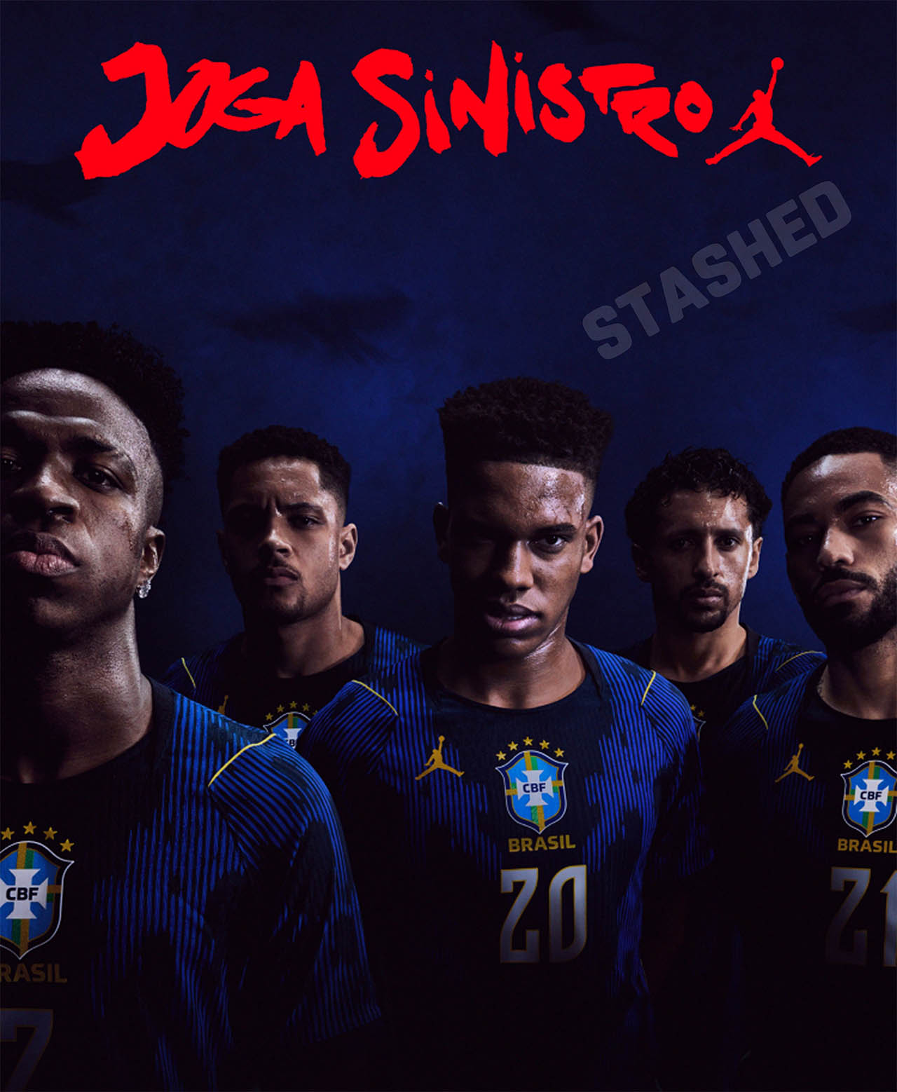 Camisa azul do Brasil Copa 2026 Jordan