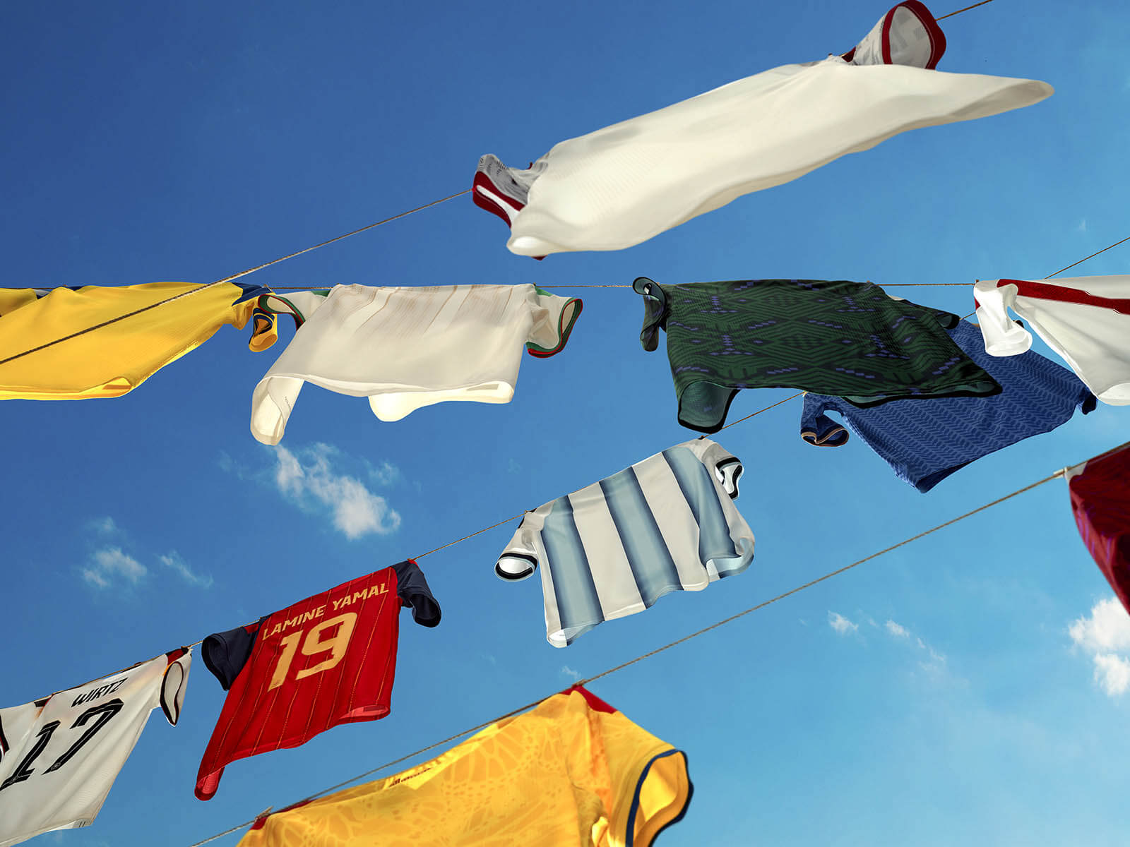 adidas lança camisas titulares de seleções para 2026, ano de Copa do Mundo