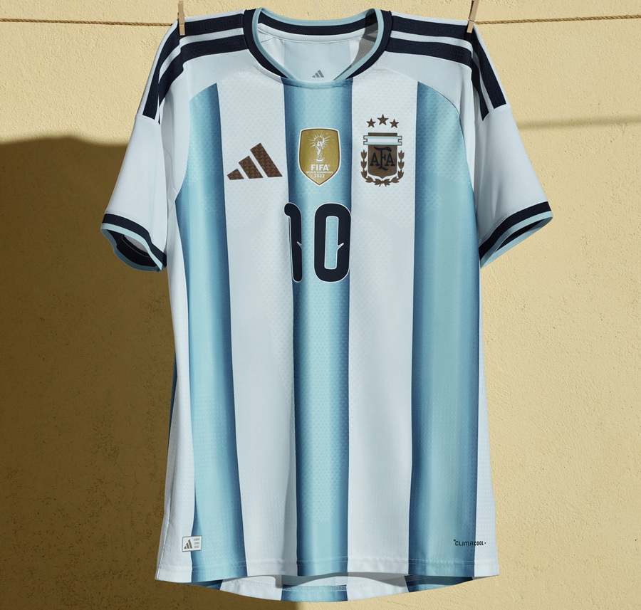 adidas lança nova camisa titular da Argentina para a Copa do Mundo 2026